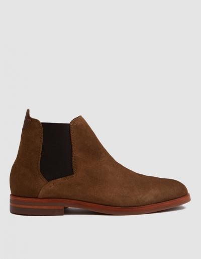 Hudson London Tonti Suede In Tobacco