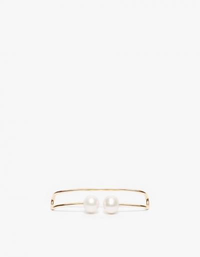 Vibe Harsl F Lacepiece Pearls Gold