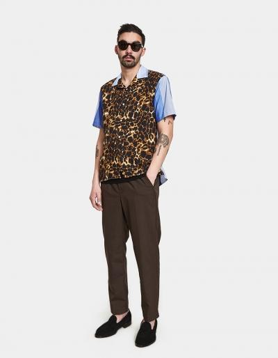 Gitman Brothers Vintage Big Cat Rayon Cotton Camp