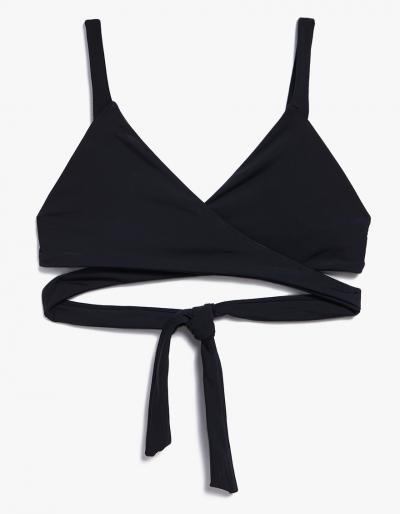 Shaina Mote Sargasso Bikini Top In Onyx