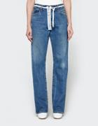 Off-white Zipped Jeans In Levi's Vintage Wash