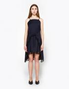 Alexander Wang Pinstripe A-line Apron Dress