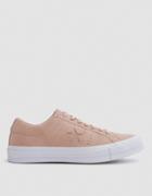 Converse One Star Suede In Dusk Pink