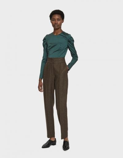 Eckhaus Latta Gather Sleeve Bodice Top