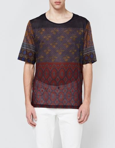 Pierre-louis Mascia Stitch Shirt In Red