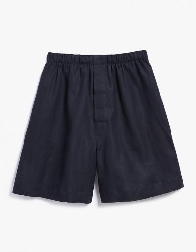 Margaret Howell Oversize Boxer Shorts In Charcoal