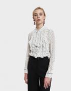 Ganni Rometty Georgette Ruffle Blouse