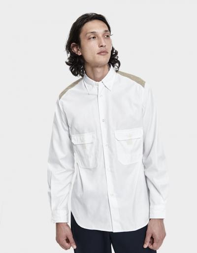 Junya Watanabe Man Herringbone Corduroy Button Down