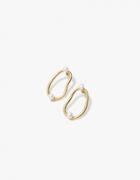 Lizzie Fortunato Twin Pearl Hoops