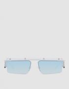Adam Selman X Le Specs The Flex In White/blue Grad