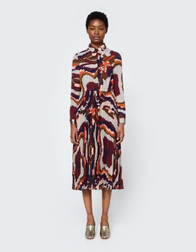 Farrow Bea Pleated Dress