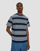 Beams Plus Indigo Border Pocket Tee
