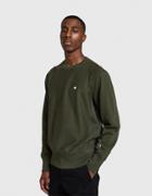 Champion Reverse Weave Rw Crewneck Sweatshirt In Olive