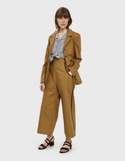Da/da Diane Ducasse Tailor Jacket In Camel