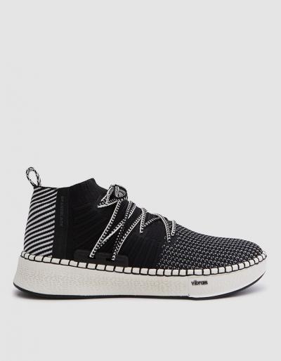 Brandblack Delta Cup Sneaker In Black/white