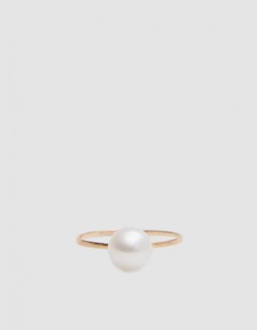 Saskia Diez Pearl Pop Ring