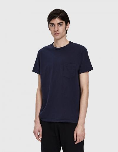 Velva Sheen 2 Pack S/s Pocket Tee In Navy