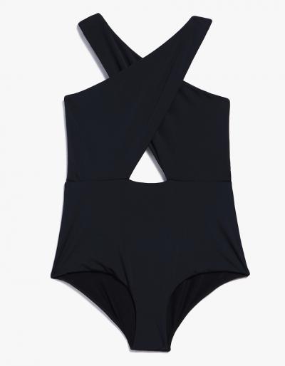 Shaina Mote Sassen Maillot In Onyx