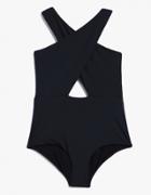 Shaina Mote Sassen Maillot In Onyx