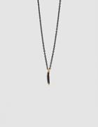 Undercover Knife Necklace In Black