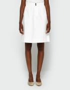 Stelen Shift Skirt In Off White