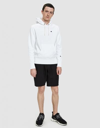 Champion Reverse Weave Rw Hooded Sweatshirt In White