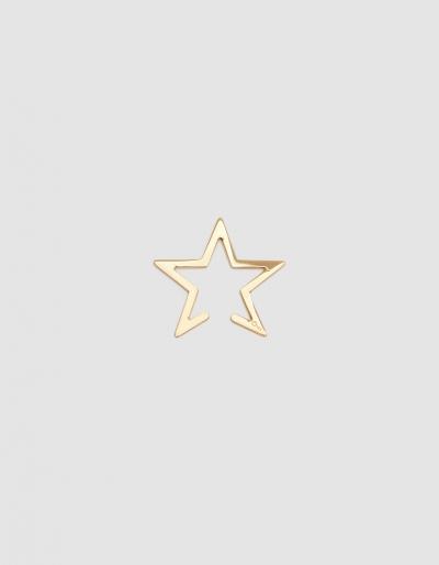 Saskia Diez Star Earcuff In Gold