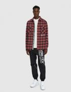 Off-white Check Button Up Shirt In Red White