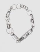 Annie Costello Brown Pin Collar Necklace