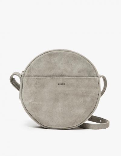 Baggu Circle Purse In Grey