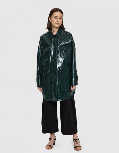 Mm6 Maison Margiela Patent Jacket