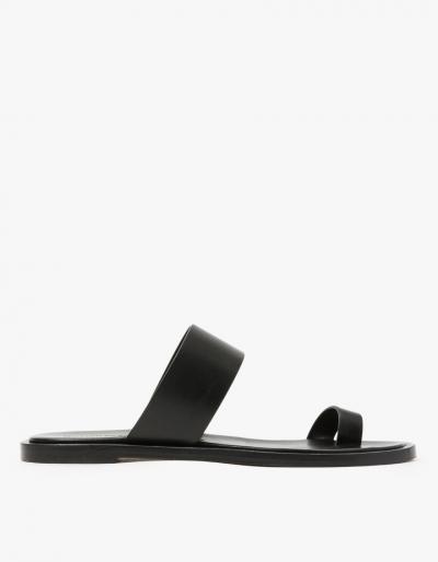 Woman By Common Projects Minimalist Sandal In Black