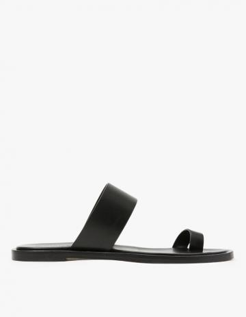 Woman By Common Projects Minimalist Sandal In Black