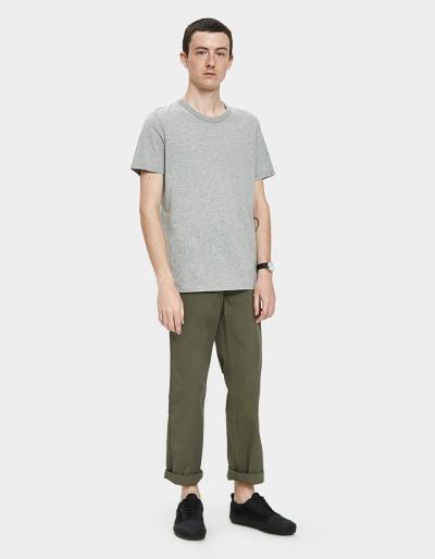 Norse Projects Aros Light Twill Pant In Dried Olive