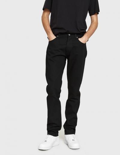 Nudie Jeans Fearless Freddie Dry Black Yd Denim