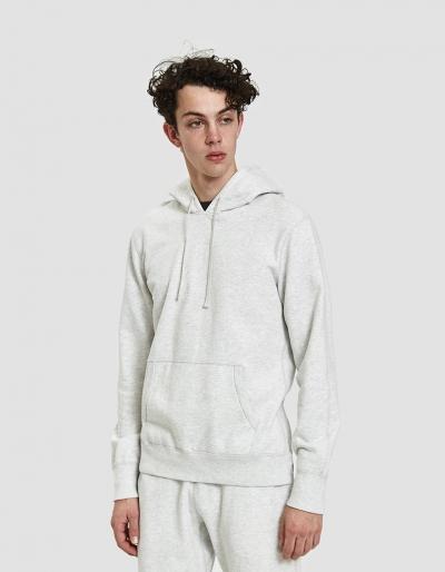 Reigning Champ Pullover Terry Hoodie In Heather Ash