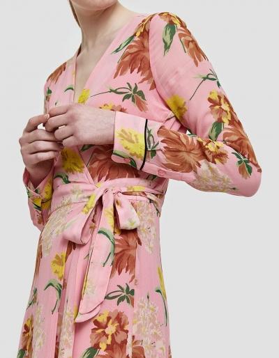 Ganni Marceau Georgette Maxi Dress In