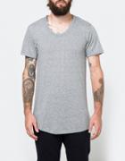 John Elliott Curve U-neck In Grey
