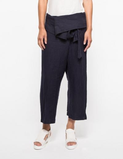 Black Crane Wrap Pants