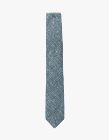 The Hill-side Extra Neppy Indigochambray Tie