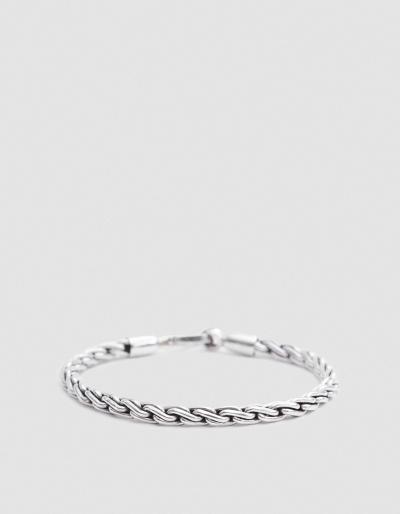 Caputo & Co. Chunky Sterling Silver Chain Rope Bracelet