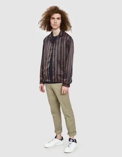 Maiden Noir Stripe Rayon Ls