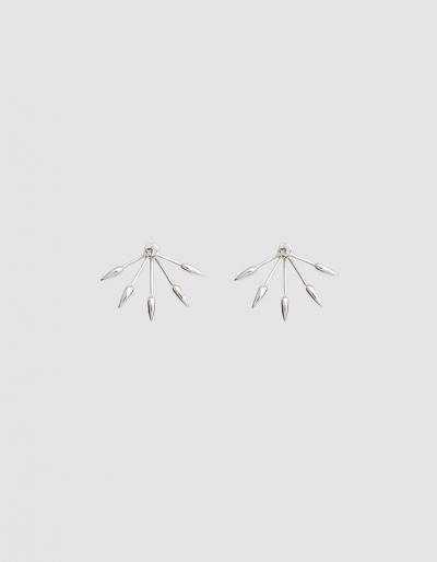 Pamela Love 5 Spike Earrings In