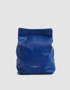 Simon Miller Lunch Bag Leather Clutch In Cobalt