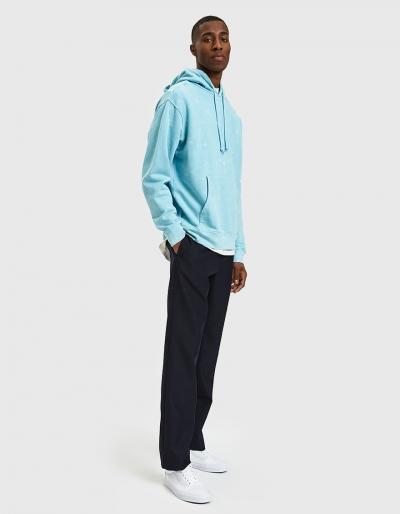 Obey Fade Pigment Hood In Cool Blue