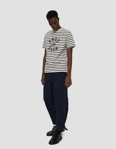 Jw Anderson S/s Multi Stripe Jwa Print T-shirt