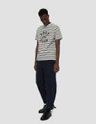 Jw Anderson S/s Multi Stripe Jwa Print T-shirt