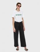 Aalto Cropped Jeans With Pleats In Black
