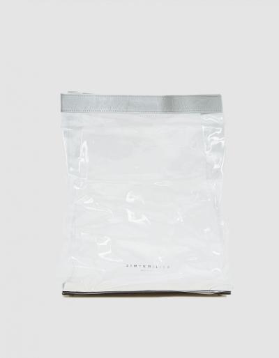 Simon Miller Lunch Bag Transparent Vinyl Clutch