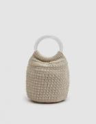 Rachel Comey Praia Hand Crochet Bucket In Ivory